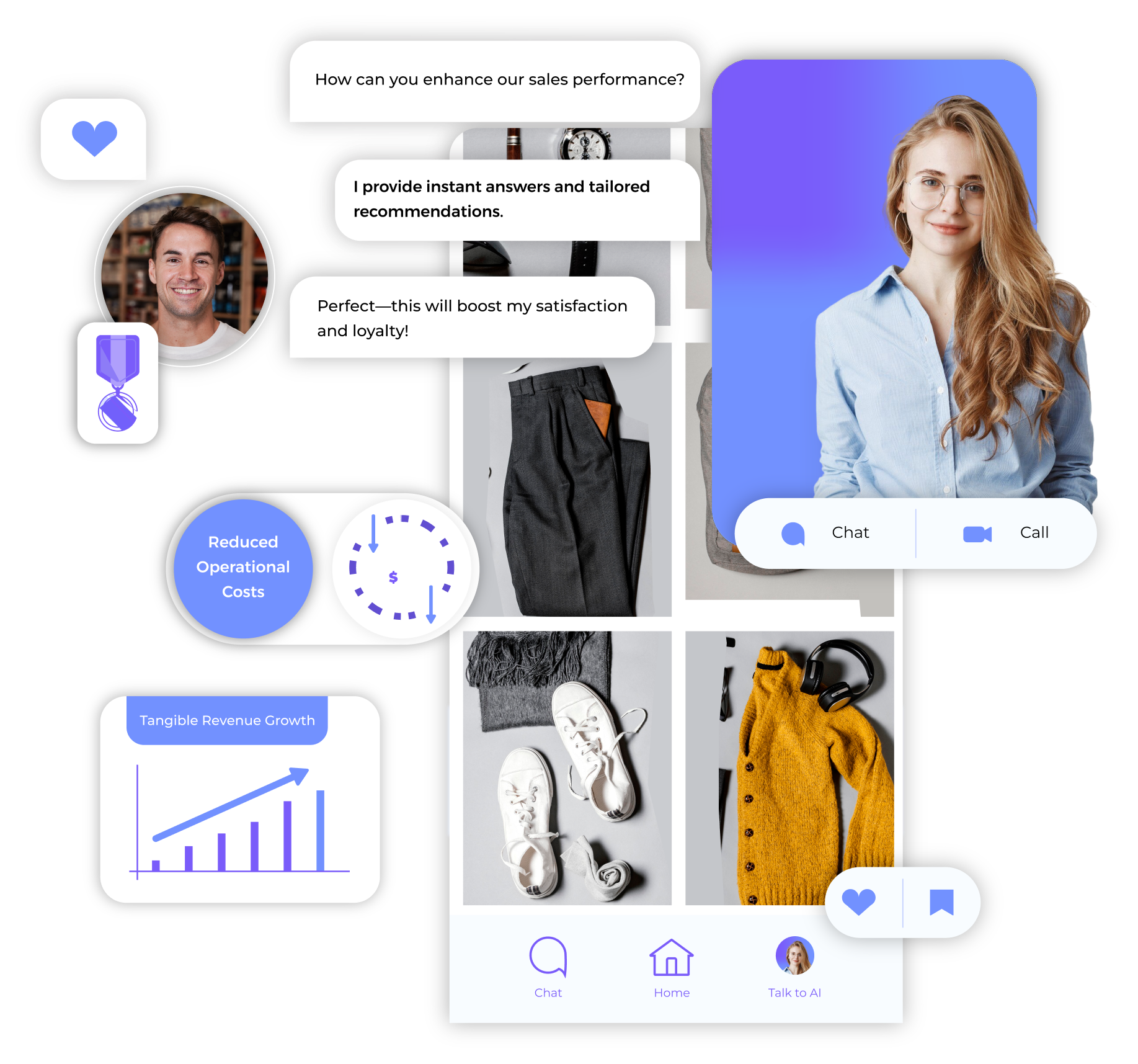 AI Sales Rep Interface